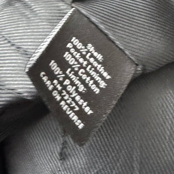 CROFT & BARROW GENUINE LEATHER Designer Business Casual Coat Jacket Mens XL - Picture 7 of 7